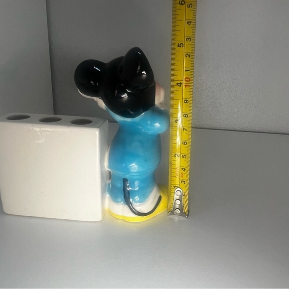 Vintage Disney Mickey Mouse Toothbrush Holder Bathroom Made in Japan Retro - Picture 7 of 8